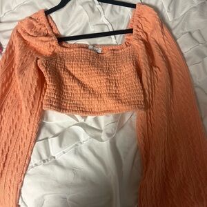 Knit crop top